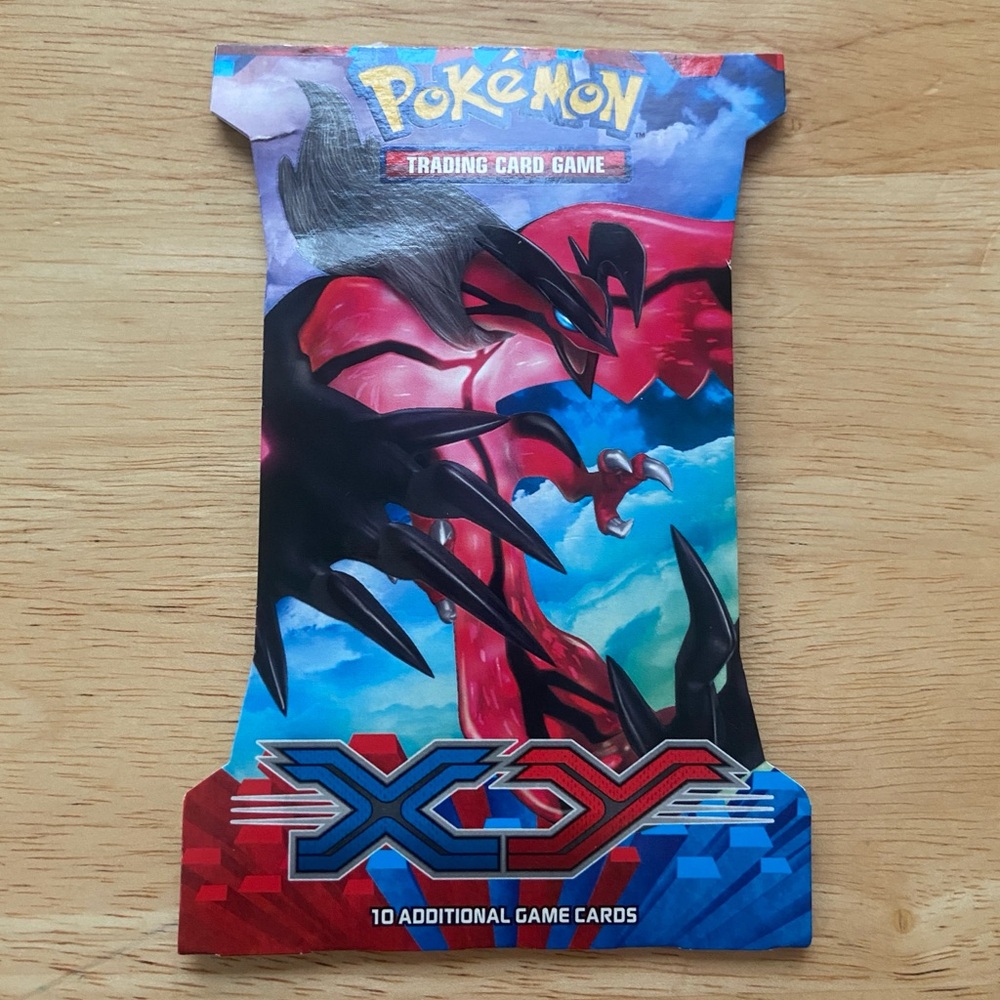 Pokémon TCG XY Base Set Sleeved Booster Pack -Yveltal Art 2014